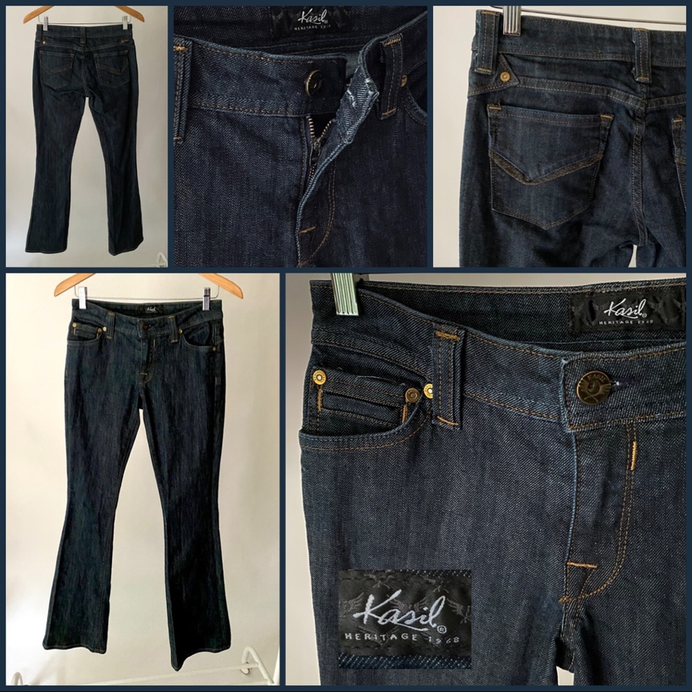 ☀️ JEANS SALE ☀️ KASIL 🌿 WOMEN 🌿 JEANS 🌿 BOOT LEG 🌿 DARK JEAN